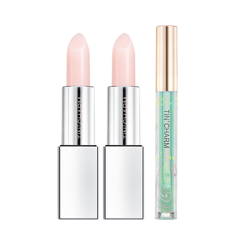 庭魅沁润水漾润唇膏3.2g*2+庭魅果漾润唇油04（2ml/支)【双12】